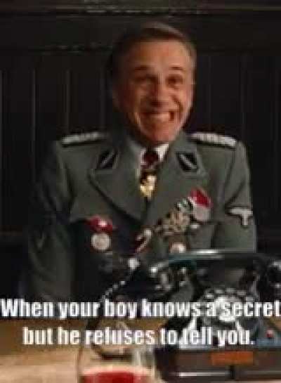 Don’t be like that..
