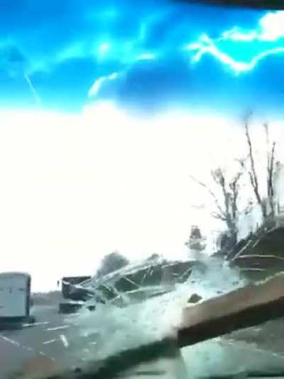wood through the windshield