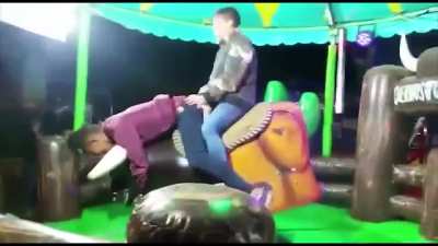 ?Two men and a bull...AND a bull Operator ?