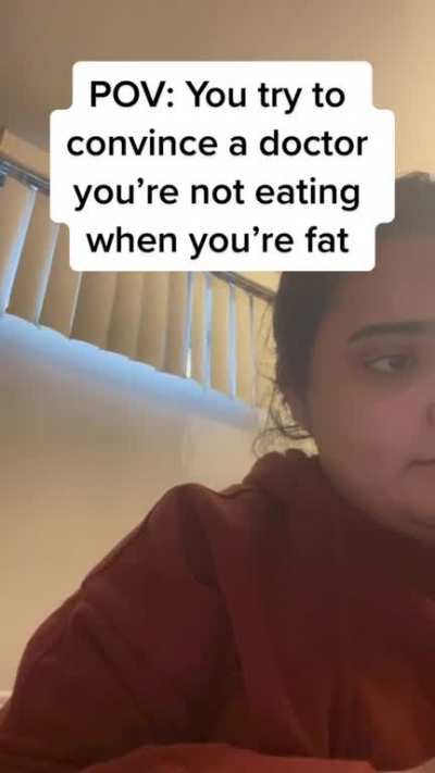 Girl doesn’t like what her doctor is telling her cos it hurts her feelings so she decides to ‘expose’ her.