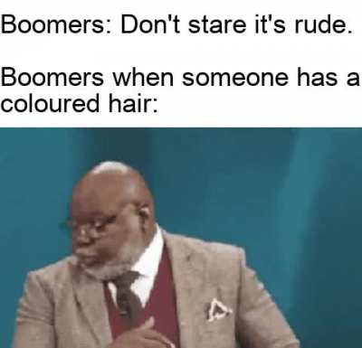 "Stares mothefuckerly"