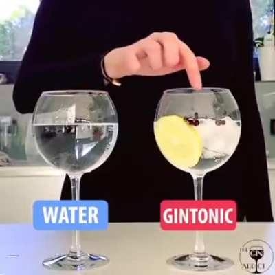 How different liquids generate a different sound by resonate frequency