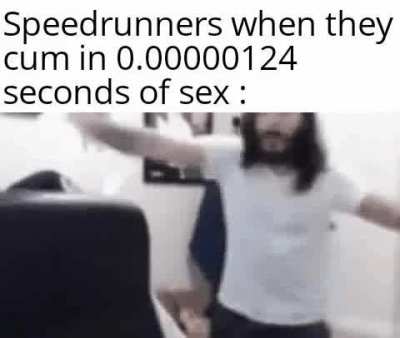 "I am speed"