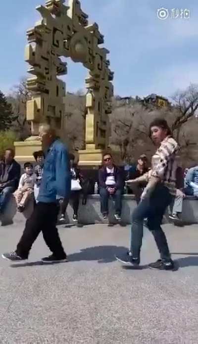 Young girl vs old man