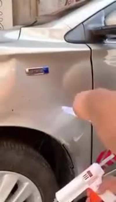WCGW If I boot a dent into my car and then try to DIY fix it