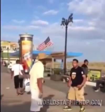 An altercation with the street vendor