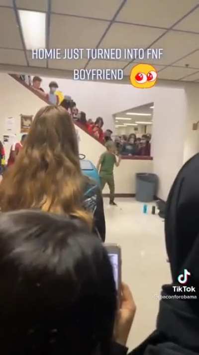 Kid acts like fnf