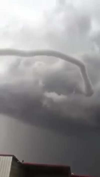 ? A tornado forming in Chihuahua, Mexico (2017).