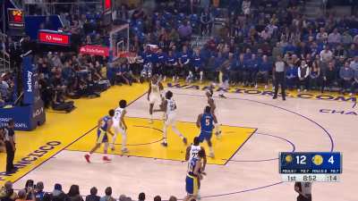 [Highlight] With this made 3, Klay Thompson moves up to 14th All-Time in 3-Pointers made! Congrats Klay ?