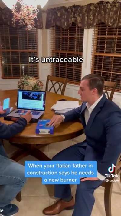 When Your Italian Father Says, "I Need a New Burner."
