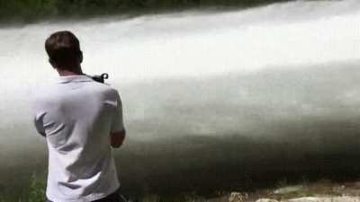 Water released from a Dam.
