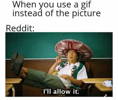 I'll allow it
