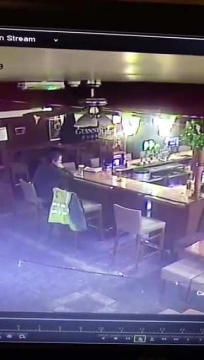 Guy at the bar doesn’t even flinch.