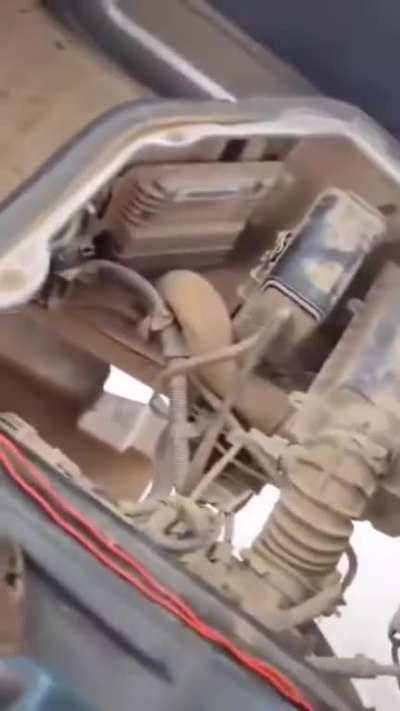 Even car is scared ?