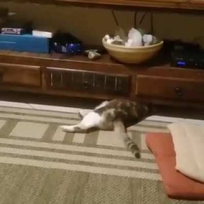 Mili being liquid while playing