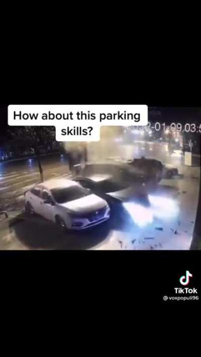 Excellent parking skills