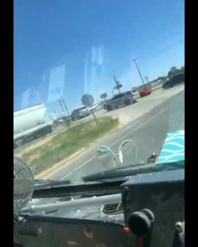 Cop car didn’t stop, look, and listen