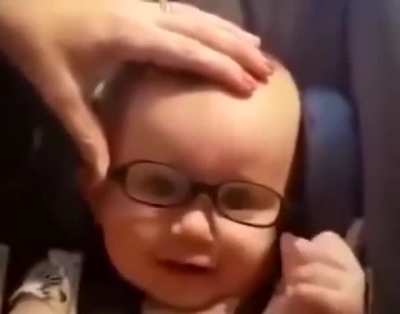 Babies seeing clearly for the first time, The Reaction ?
