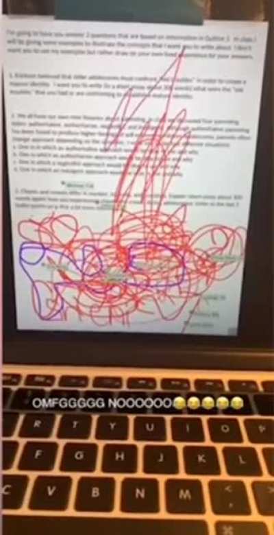 Guess teacher wont let em use the pens again