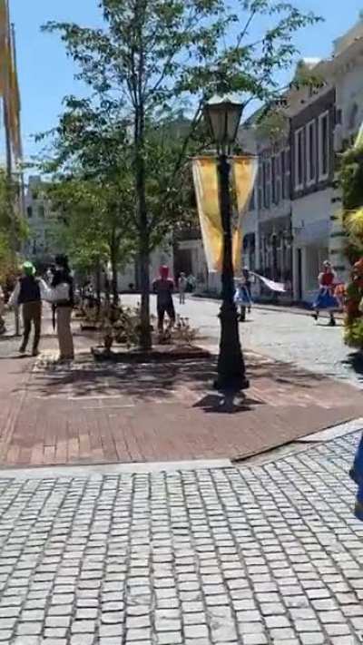 I was watching a performance at a theme park and one of these things is not like the other.