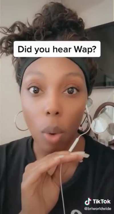 I think I heard “what”