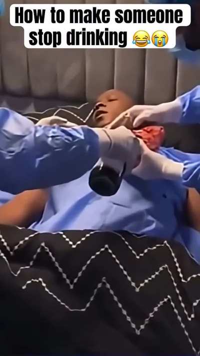 How to stop someone from drinking???