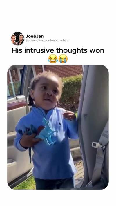 When Intrusive thoughts won, instant regret ?