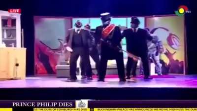 Prince Phillip dies. Ghanaian tv ??