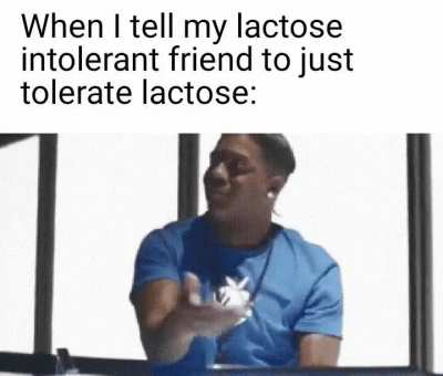 Just tolerate it smh my head
