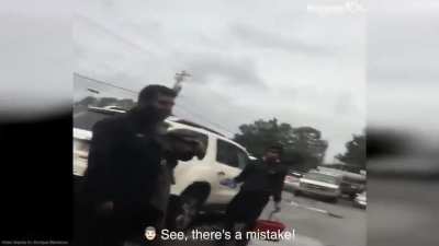 Police/SWAT respond after hearing massive amounts of gun fire