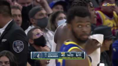 [Highlight] Anthony Edwards Told Stephen Curry "I'm Gonna Go For 50" Last Night