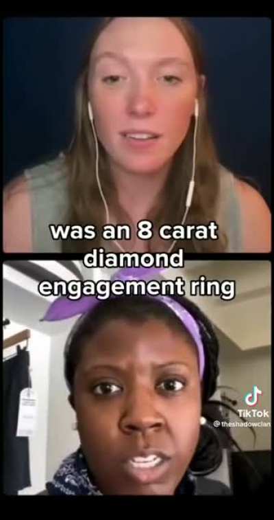 Entitled woman says she can't be with a guy who can't afford to buy her a $200K engagement ring