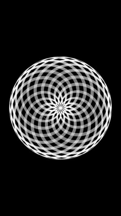 Visualization of pi being irrational