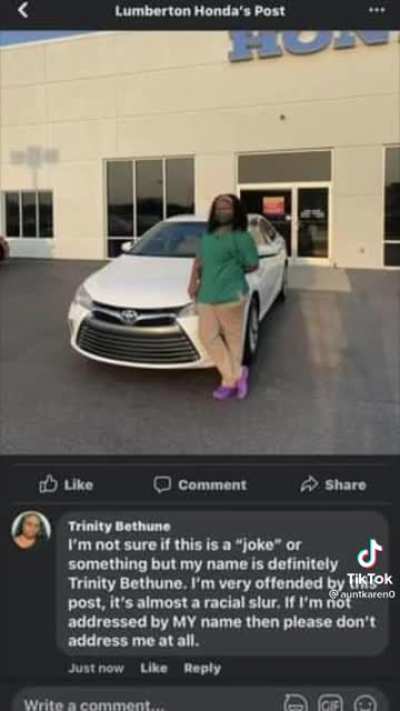 Honda is today's racist of the day :(