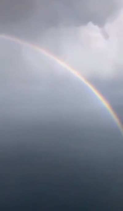 Rainbows are actually full circles, typically visible from higher vantage points, such as planes or tall buildings.