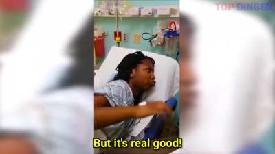 Pre-med student on anesthesia