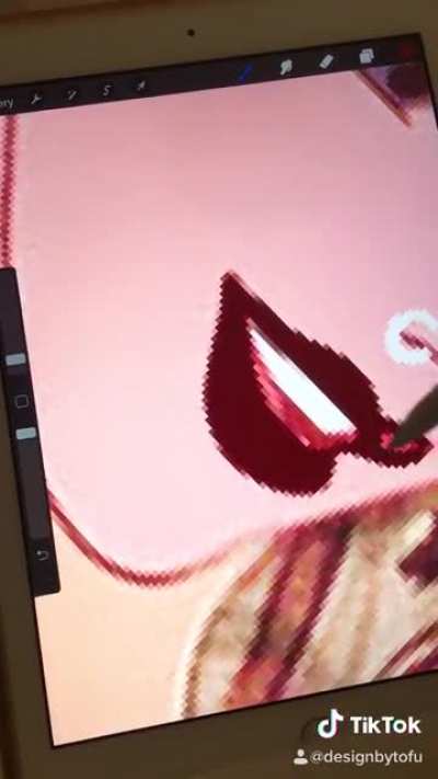 Aurora gets a vampy makeover! Sorry for the wobbling, it’s my first time making one of these