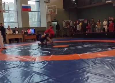 Anti-tank grenade launcher accidentally triggered at sambo tournament