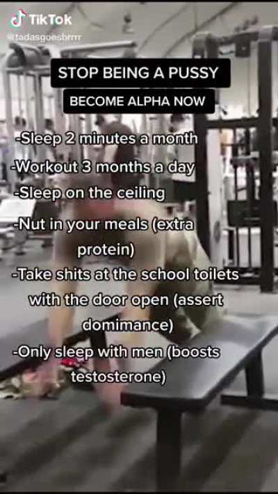 Stop being a pussy