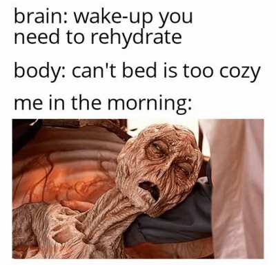Dehydration is cool