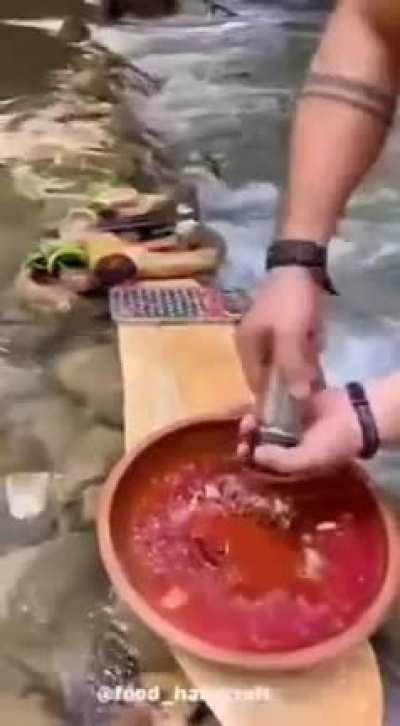 Cooking food