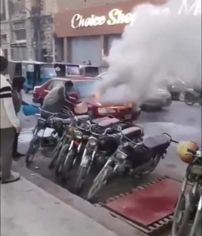 To put out a fire...