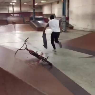 This old classic skateboard trick