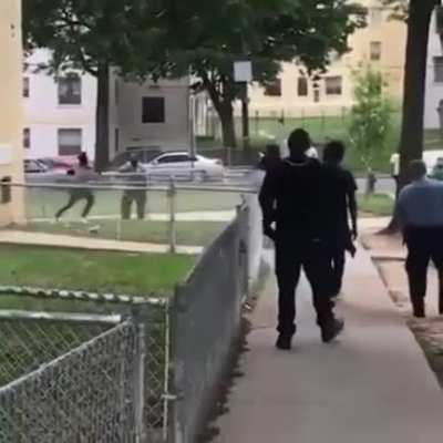 To catch a running suspect