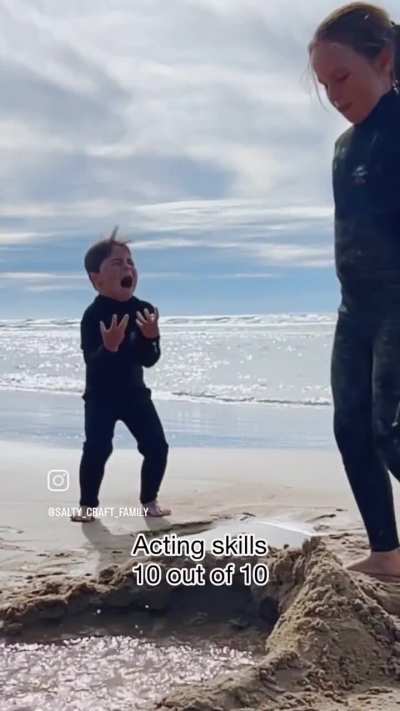 It's HER sandcastle