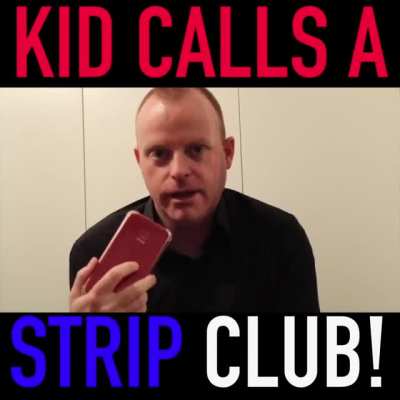 “Men calls a stripclub?
