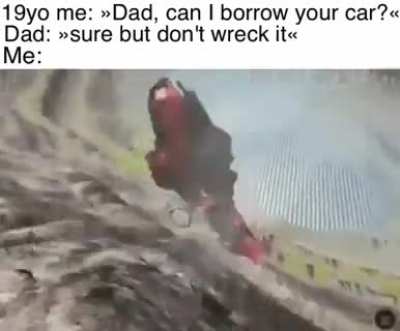 Don't wreck it, they said. Little did they know, I had already wrecked it