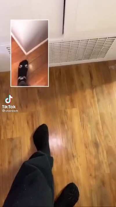 My foot hurts just from watching this