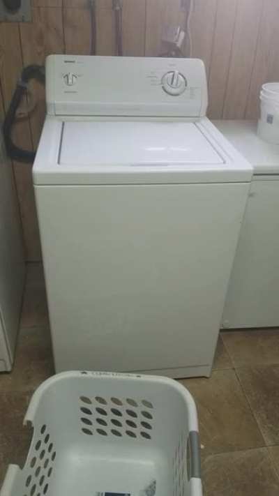 This washing machine is ready to charge into battle
