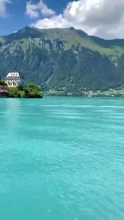 ? Gorgeous shade of blue and green - Lake Brienz, Switzerland